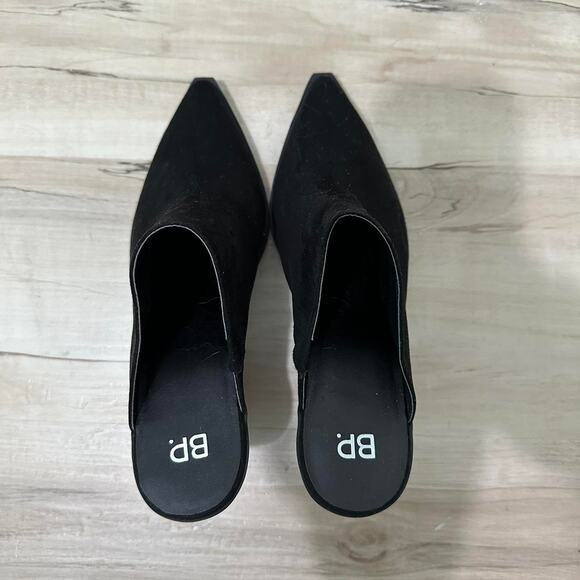 BP Black Suede Mules - Picture 5 of 7